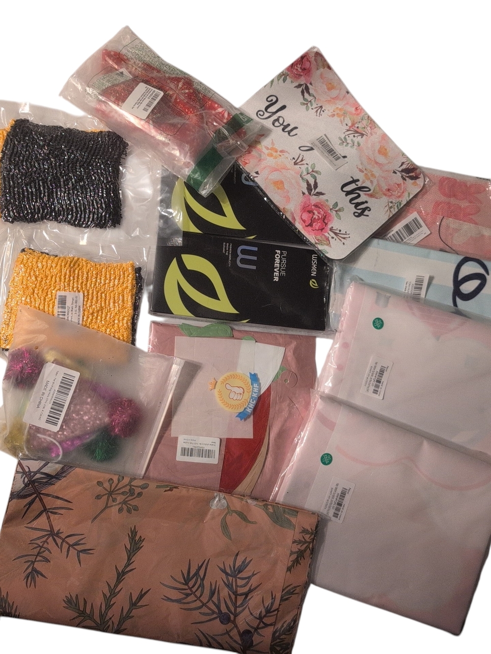 5 lb Mixed Lot Photo Props Pet Party Wsken Pursue Forever Scrub New